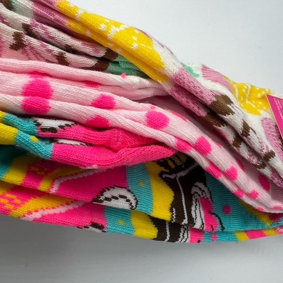 Socks fun socks colorful socks new 3 pairs cupcake socks cake design pink cookie - Picture 5 of 7